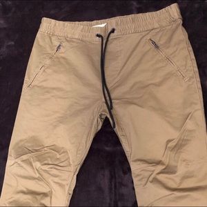 Kennedy Denim Khaki Joggers